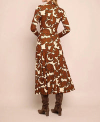 Cara Cara - Women's Mystic Flora Olive Hera Dress