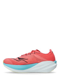 Hoka Men's Mach X 2 Racing Shoes in grapefruit electric coral - men's shoe - alternate view