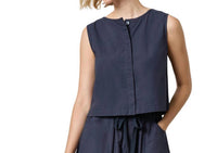 Lilla P - Hidden Placket Sleeveless Top