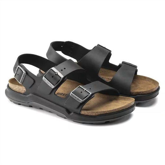 Birkenstock - MEN'S MILANO CROSSTOWN OILED LEATHER SANDAL