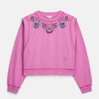Louise Misha - Ostrea Embroidered Sweatshirt