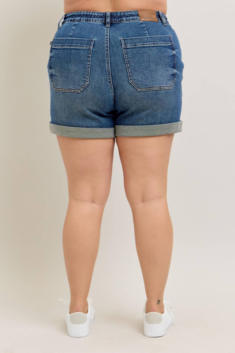 Judy Blue - High Waist Cuff Jogger Short