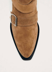 ALOHAS Women's Eras Suede Leather Ankle Boots in tan - women's shoe - view 4