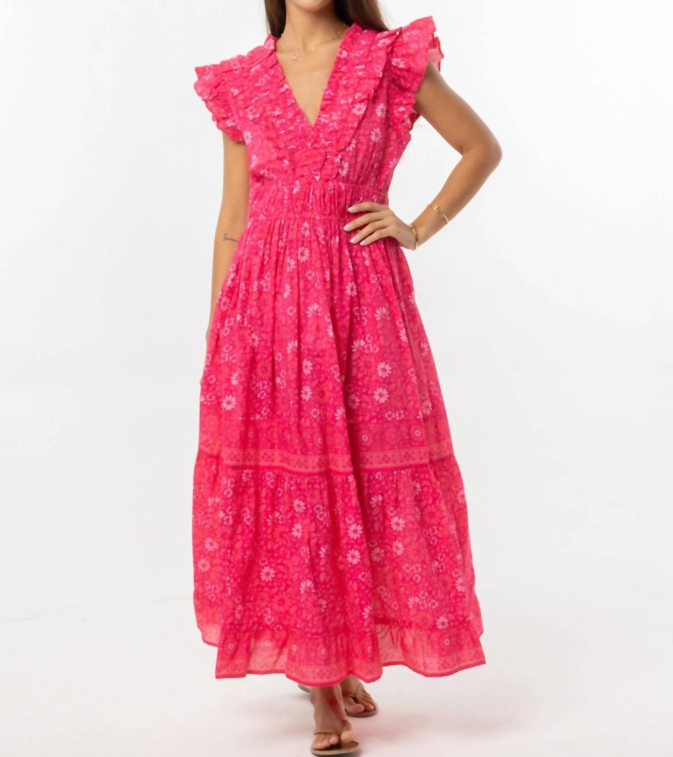 Bindu - Bindu Cora V-neck Maxi Dress