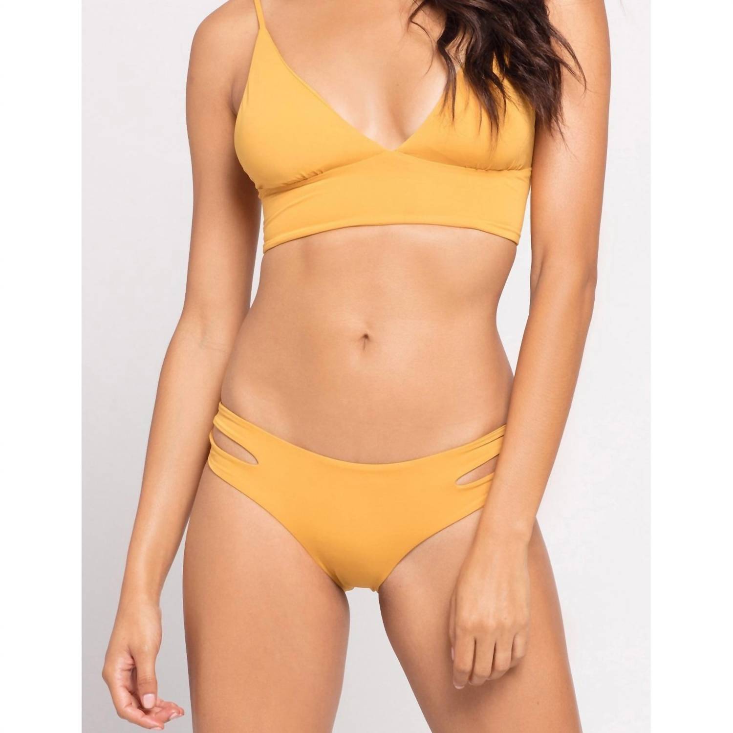 L*Space - Solid Estella Full Bikini Bottom