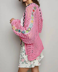 Pol - Crochet Zip-up Cardigan Hoodie