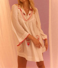 Kinga Csilla - Women's Minnie Embroidered Halle Mini Dress
