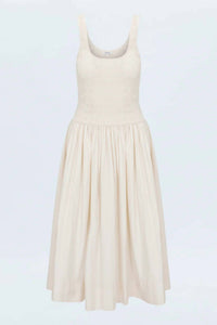 Pistola - Alessia Smocked Drop Waist Midi Dress