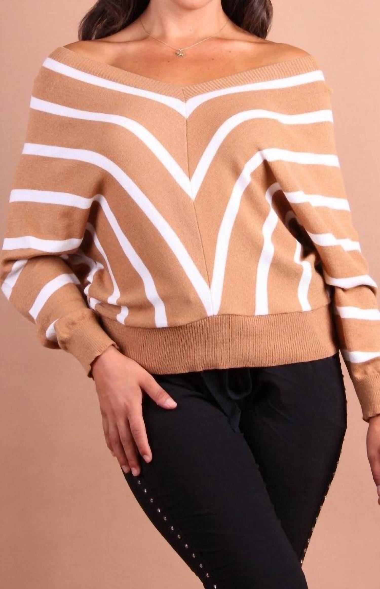 Gigi Moda - Chevron Batwing Sweater