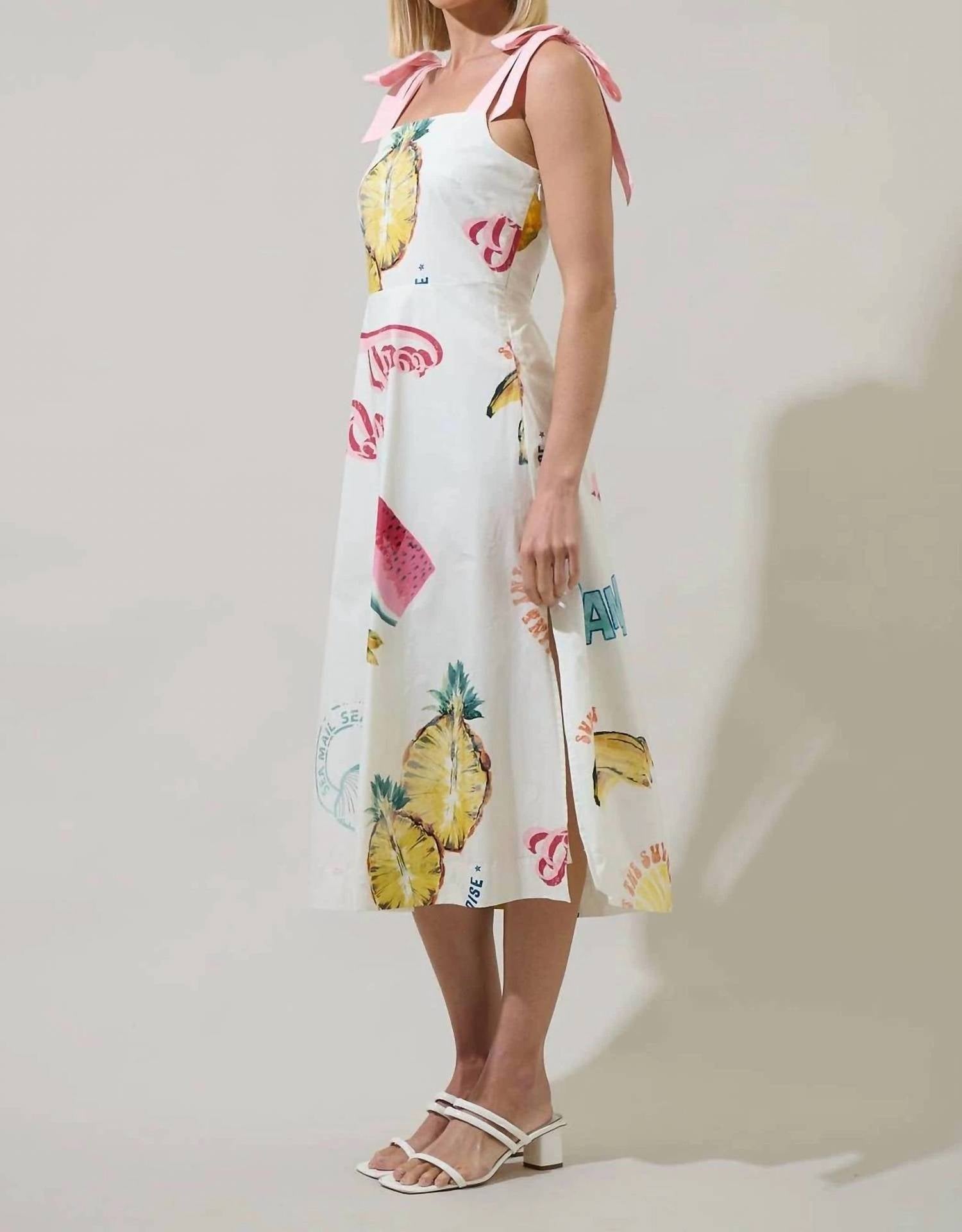 Sugarlips - Zhara Island Tie Midi Dress
