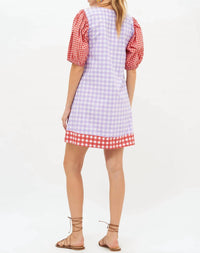 Puff Crew Neck Dress
