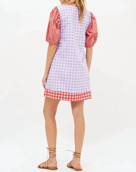 Puff Crew Neck Dress