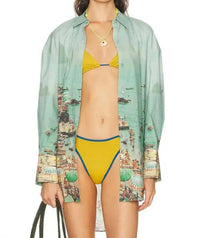 Staud - Sandbar Button Cuffs Top