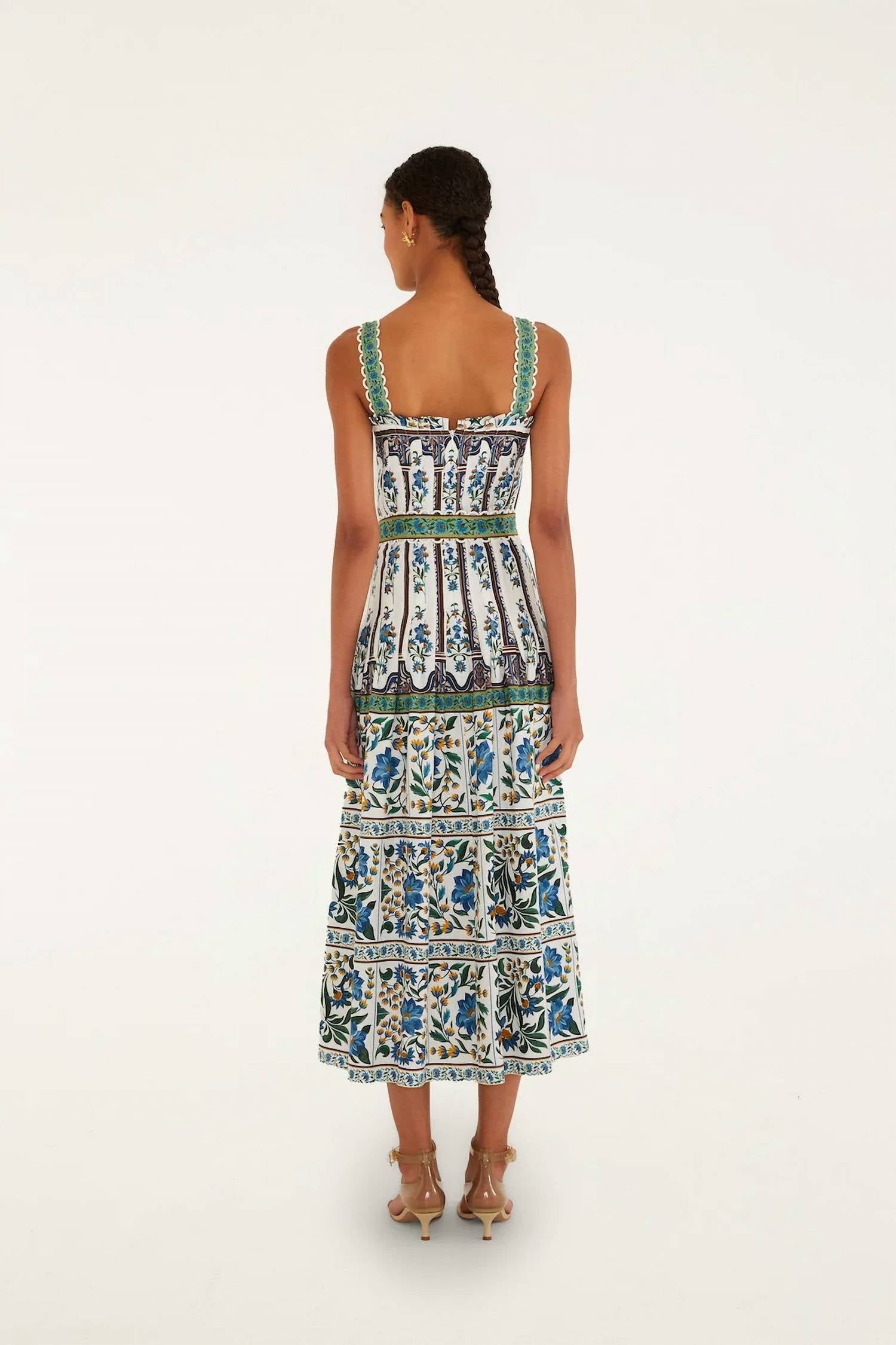 Farm Rio - Maneola Sleveless Belt Maxi Dress