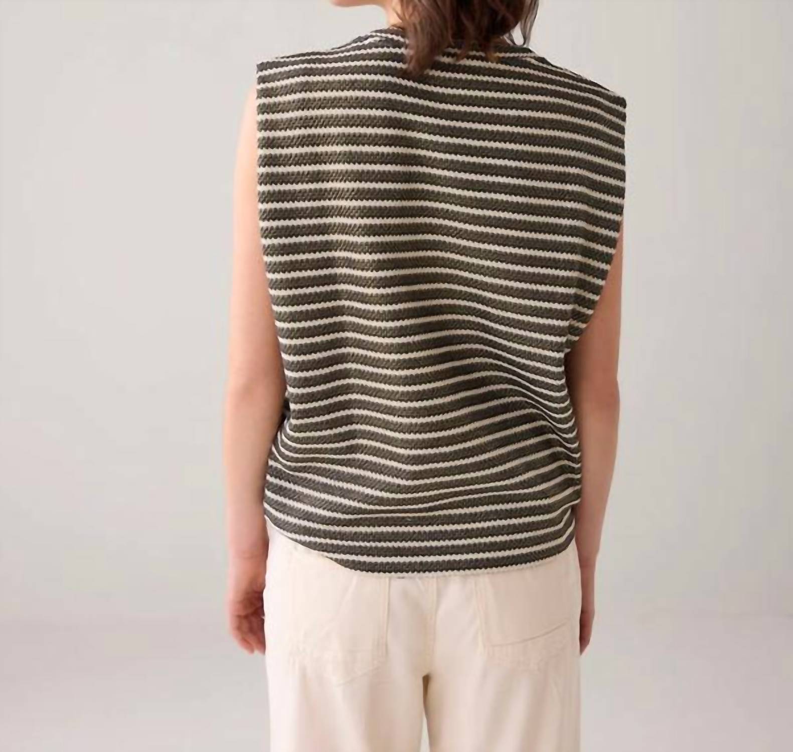 Summum - Stripe Top with Foil Coating