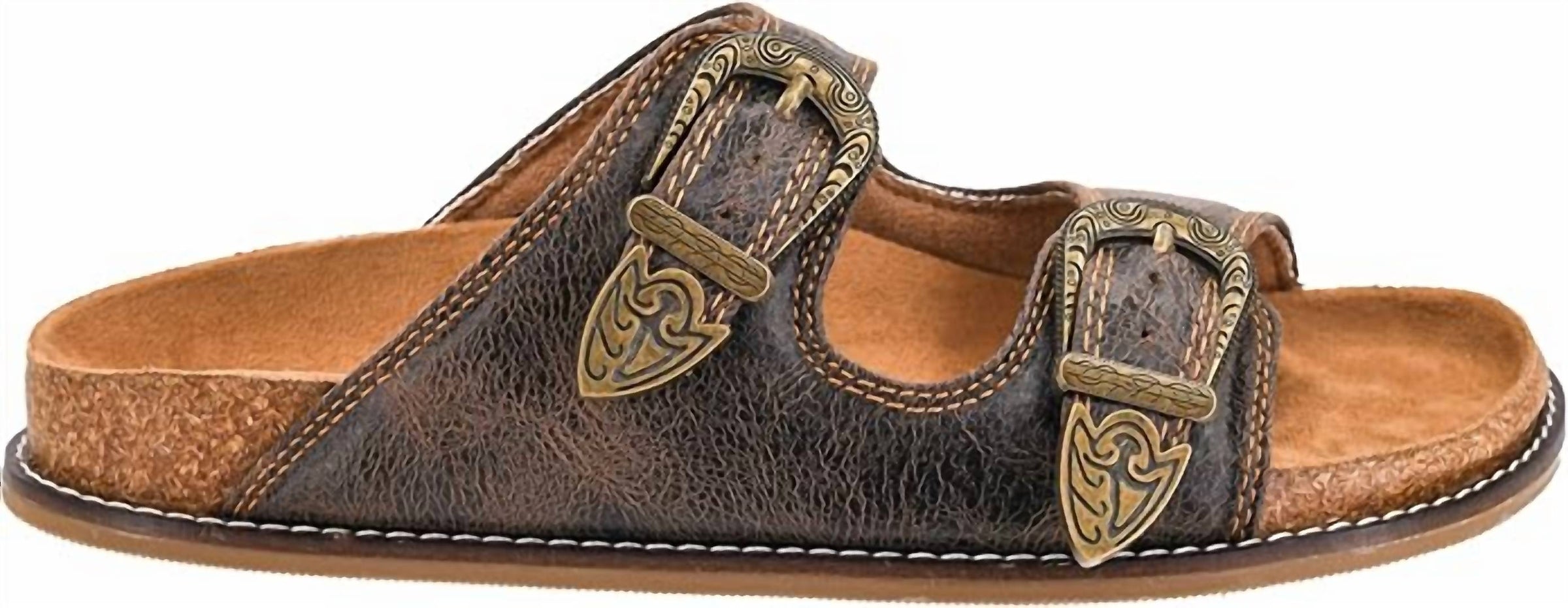 Corkys Footwear - Women's Atta Girl Double Buckle Cork Sandal