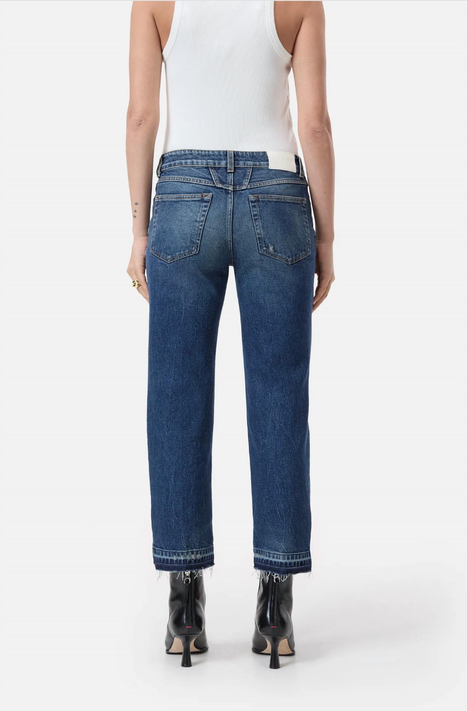 CLOSED Women's Milo Jeans in dark blue - women's jeans - detail view
