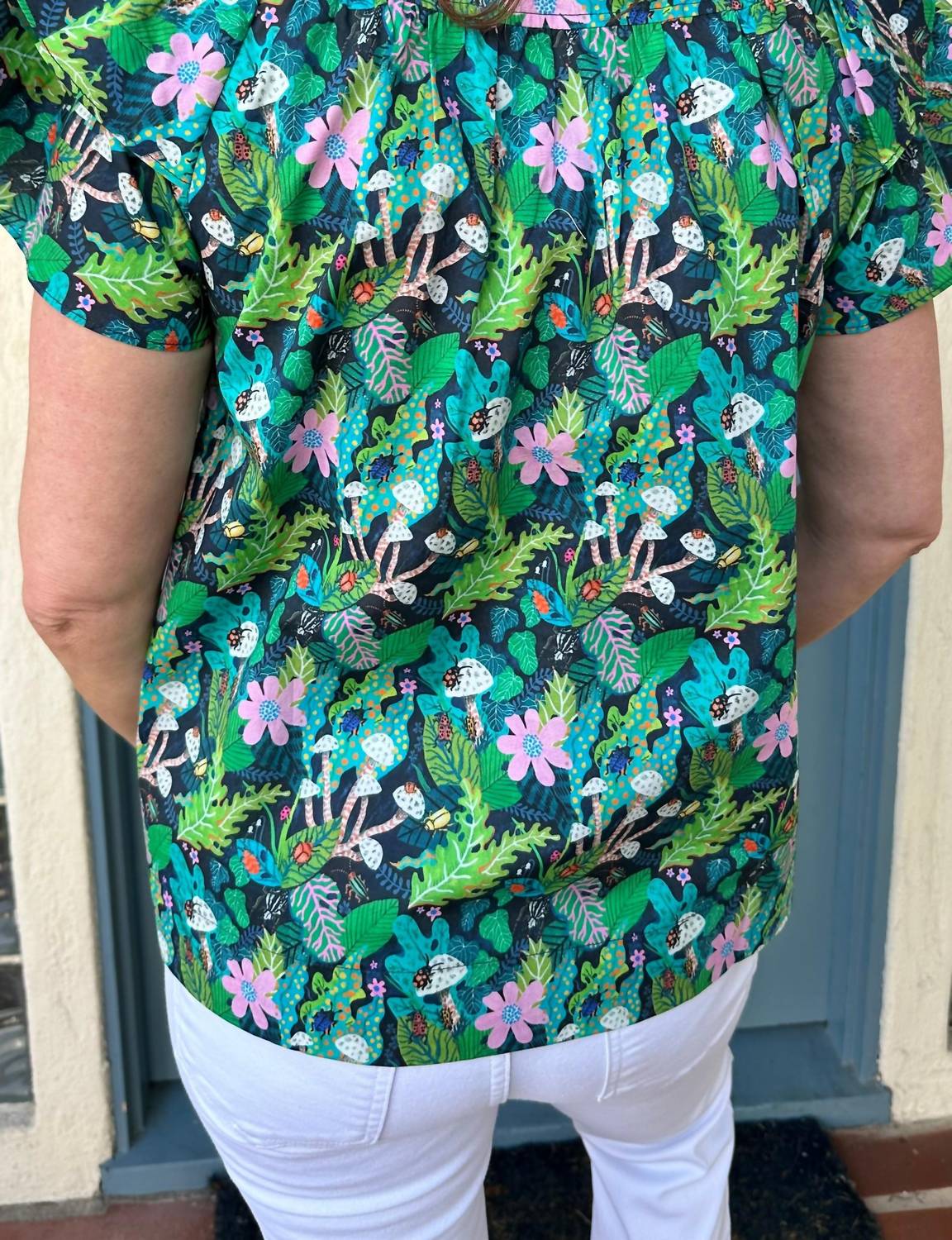 Joy Joy - Flutter Sleeve Top