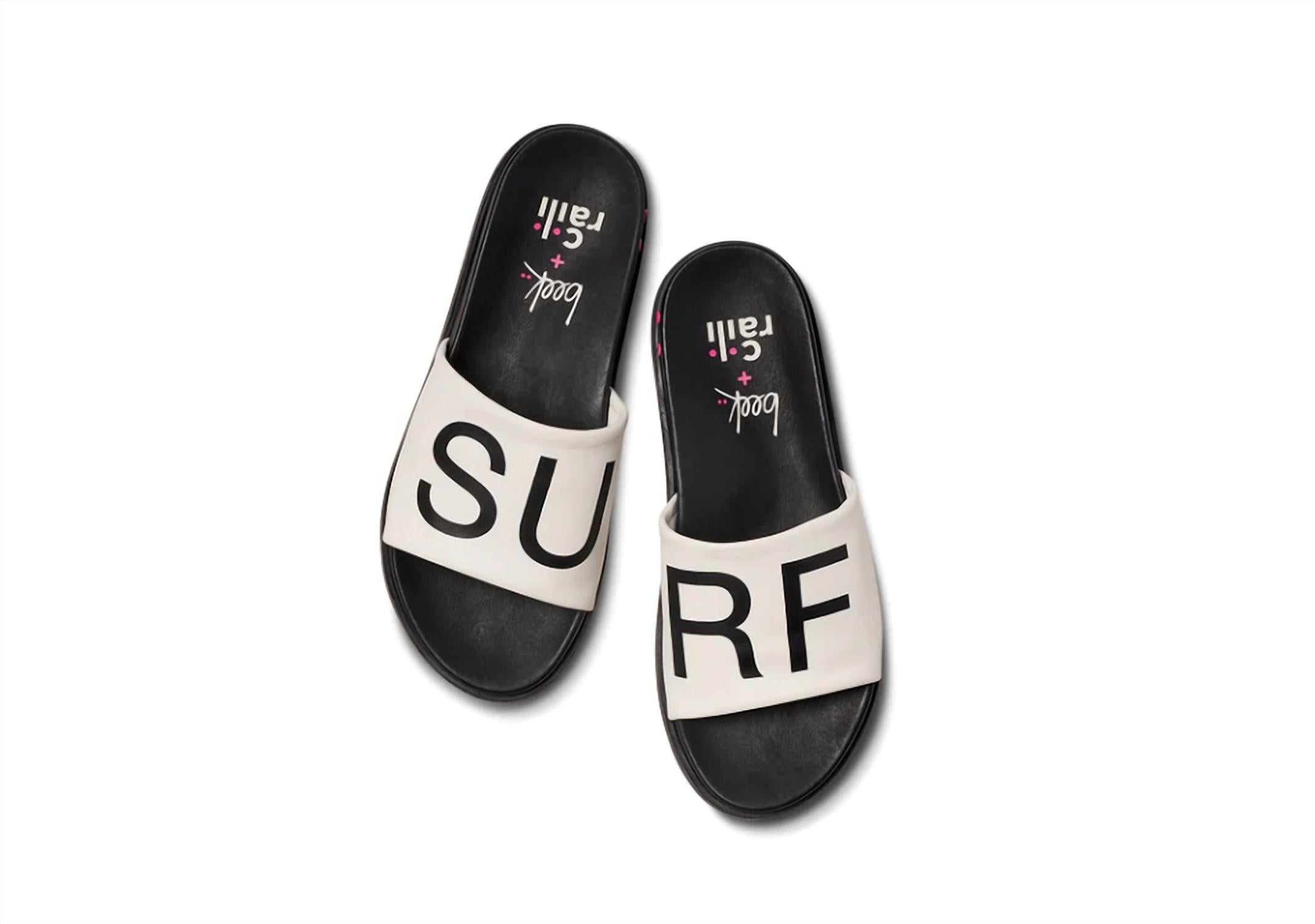 Beek - Women's Railibird Leather Slide Sandal