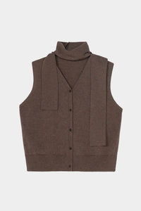 Cordera - Merino Wool Lace Waistcoat Vest