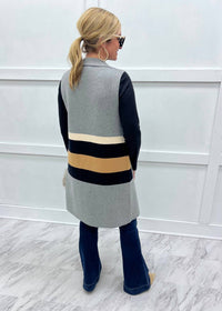 Thml - Sleeveless Colorblocked Cardigan