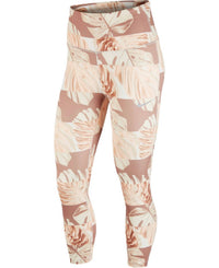 Nike - Women's Activewear Dri-fit Printed Cropped Full Length Leggings
