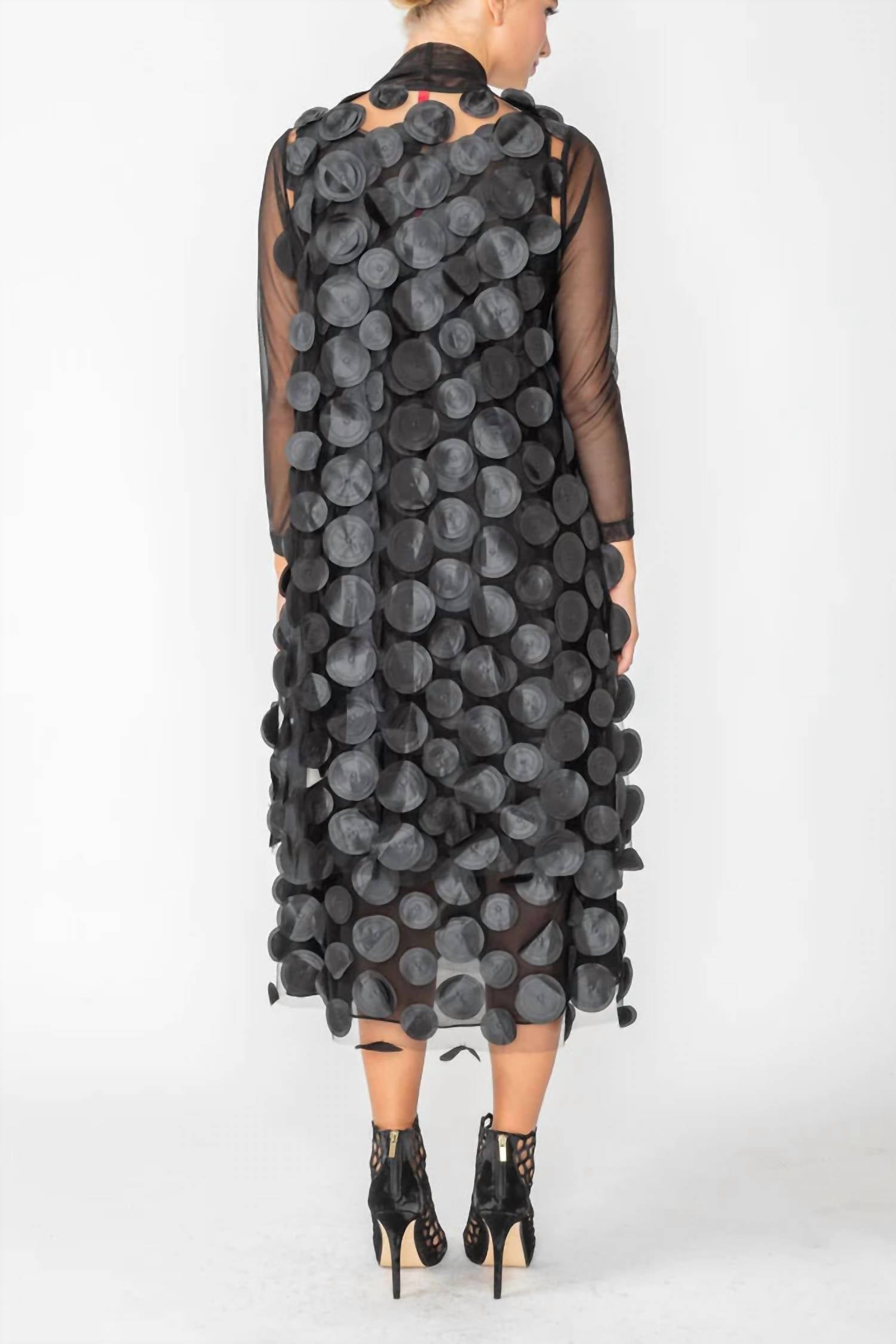 Ic Collection - Spiral Mesh Open Jacket