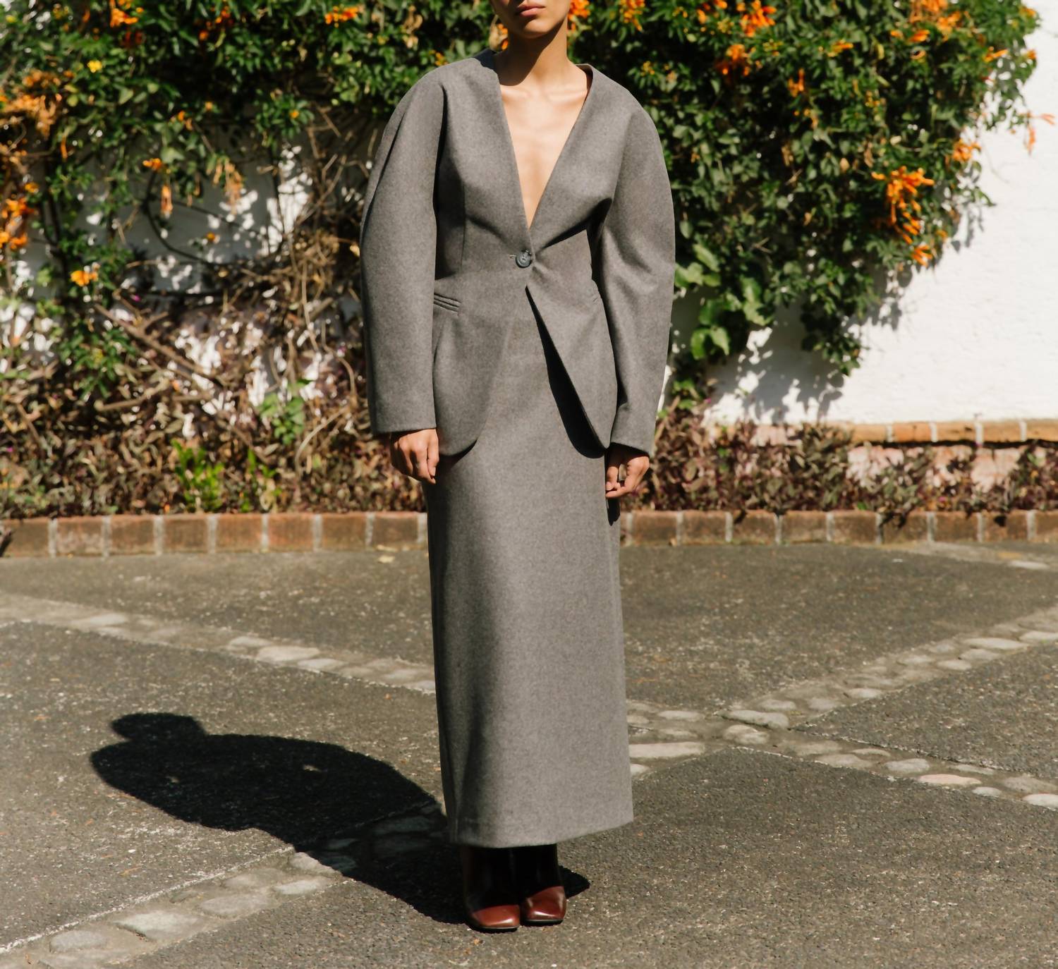 Sloan - Wool Circular Sleeve Blazer