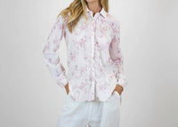 Trove - Clara Embroidery Cotton Shirt