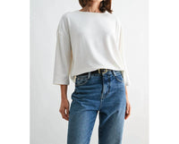 Fun 2 Fun - Knit Drop Shoulder Top