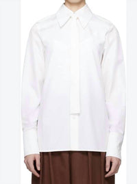 Jil Sander - Tie Poplin Shirt