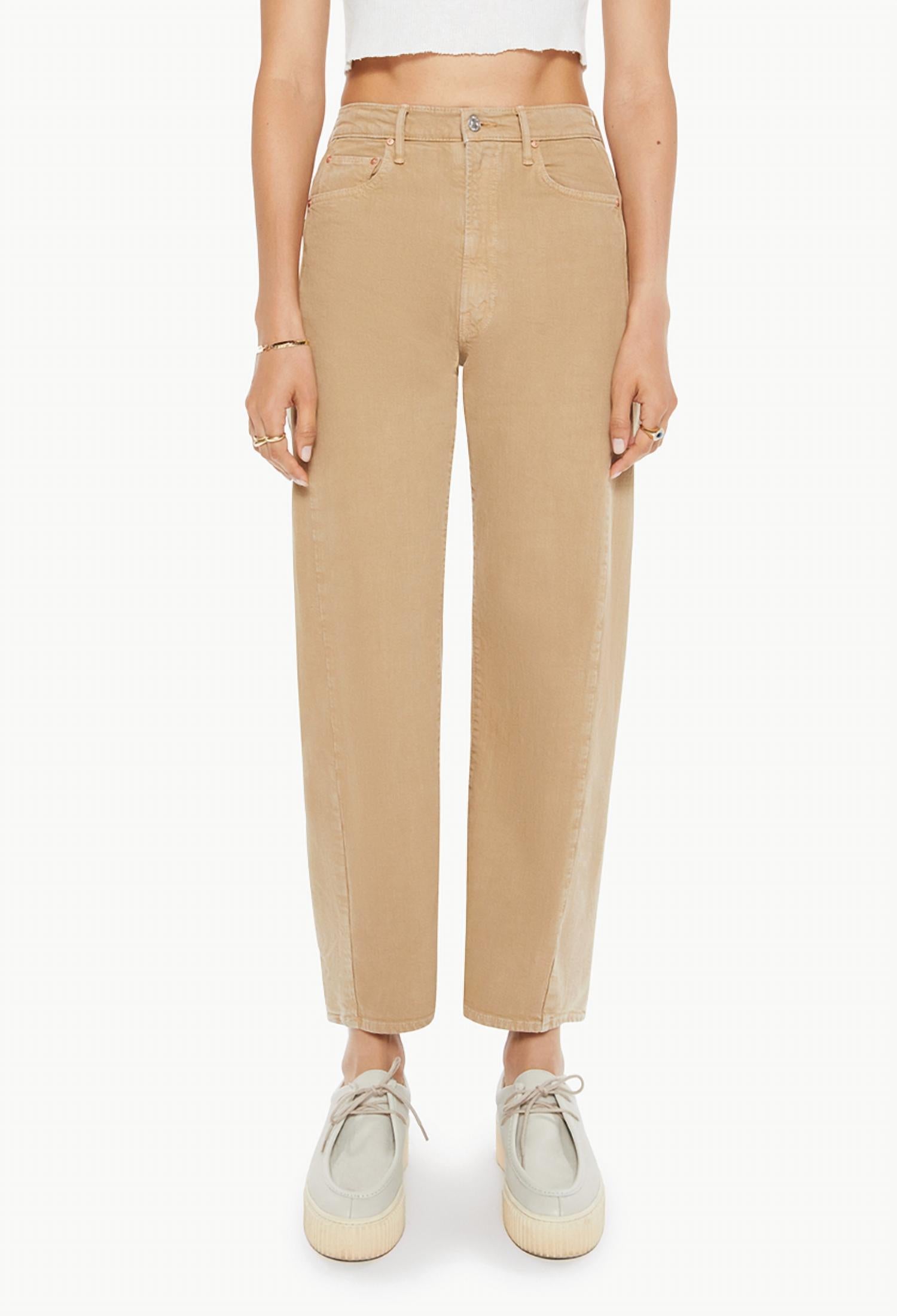 Mother - Half Pipe Flood High Waist Wide Leg Jeans