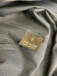 Peter O. Mahler - NAVY MICROSTRIPE COTTON BLOUSE