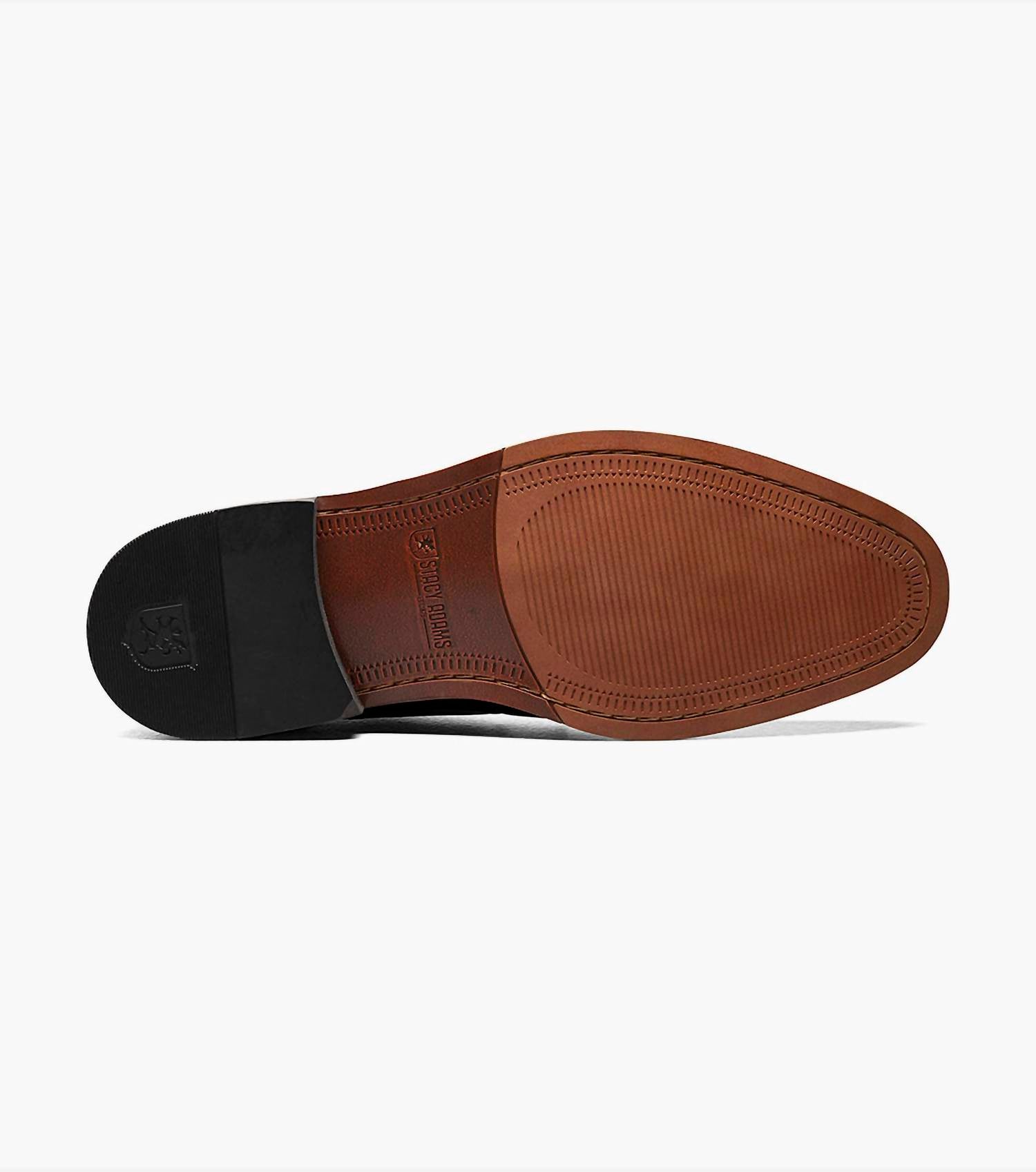 STACY ADAMS Men's Maddox Cap Toe Oxfords in chocolate - men's shoe - alternate view
