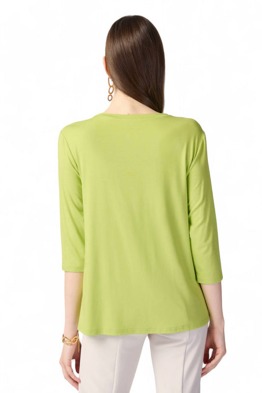 Joseph Ribkoff - 3/4 SLEEVE V-NECK TOP