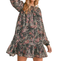 Sadie & Sage - Pull Me In Whirred Mini Dress