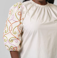 Emily Lovelock - Lilly 3/4 Sleeve Pullover Blouse - Plus