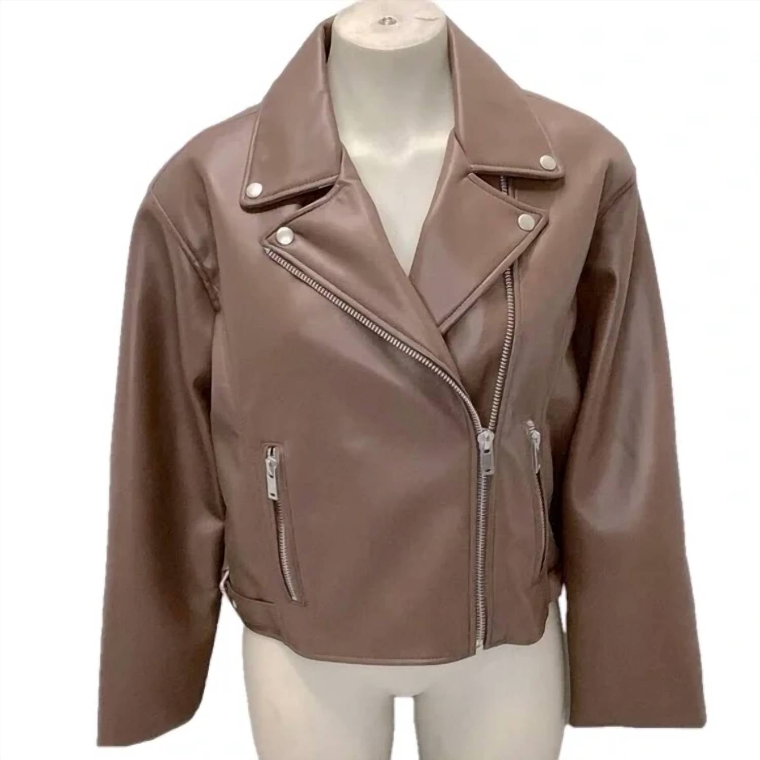 Heartloom - Cera Vegan Leather Moto Jacket