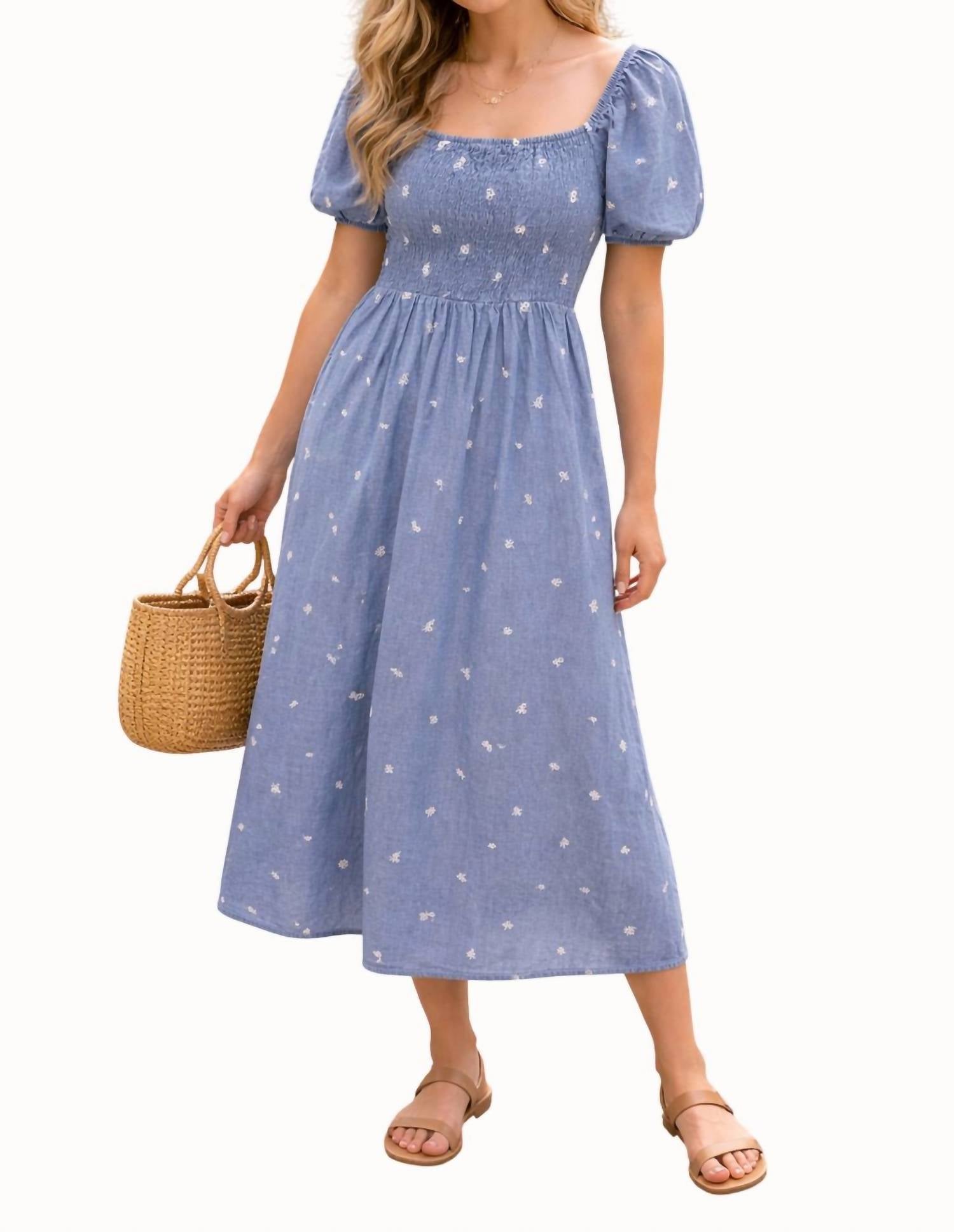 Blu Pepper - Aisha Denim Dress