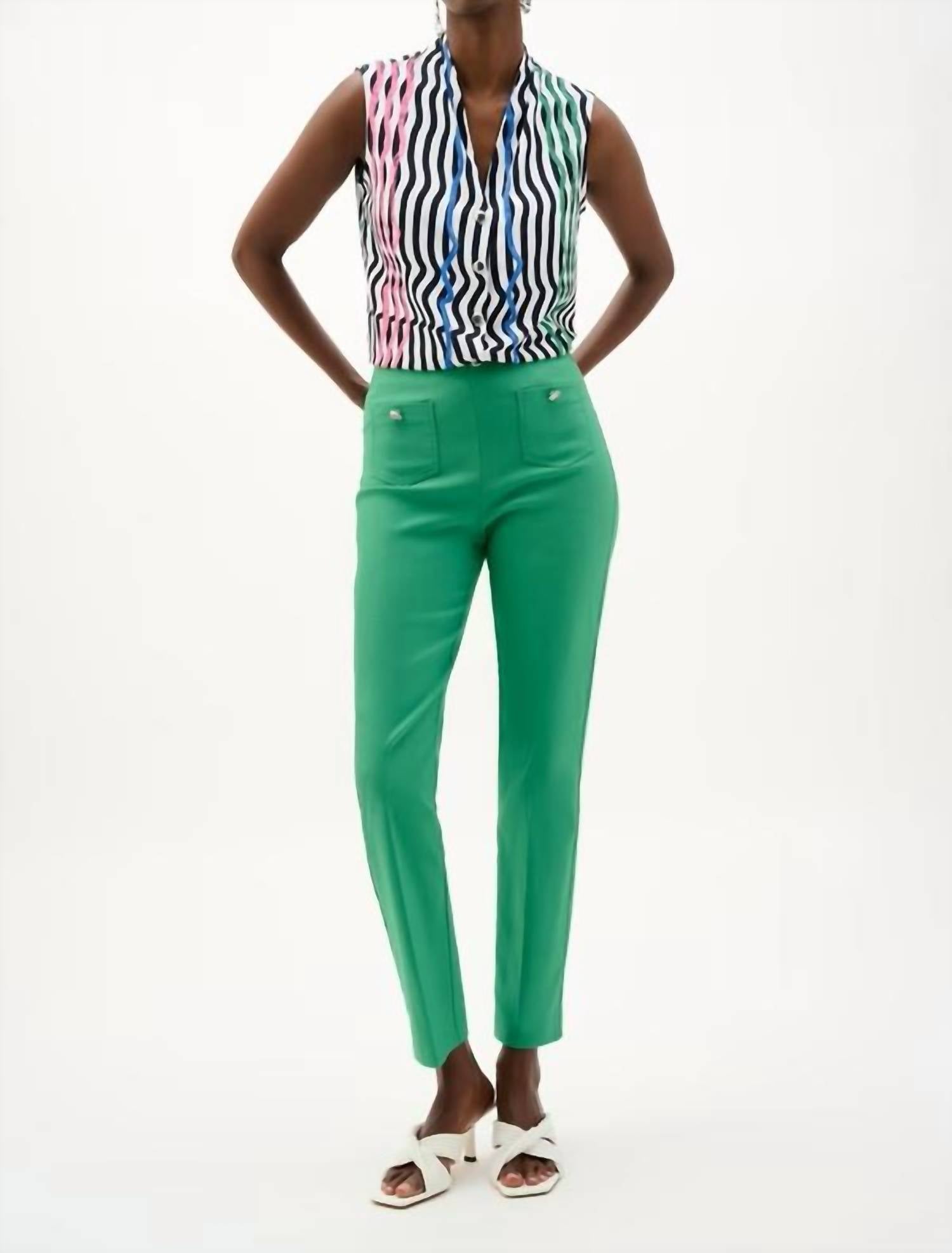Joseph Ribkoff - Slim Ankle-length Trouser Pant