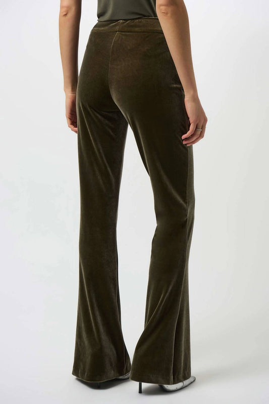 Joseph Ribkoff - Velvet Flared Pull On Pant