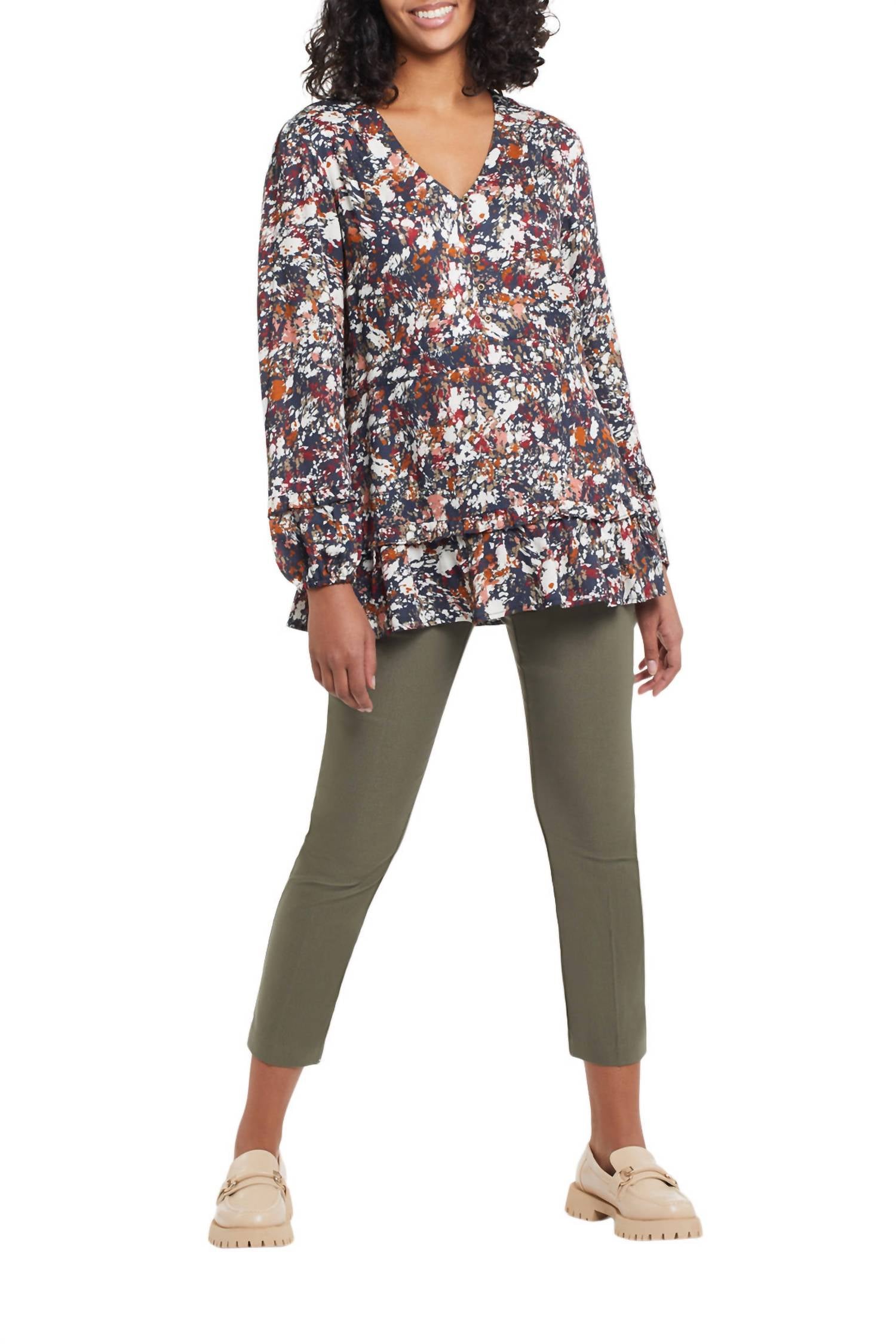 Tribal - Flatten It Pull On Ankle Pant