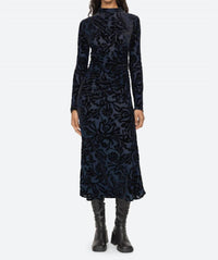 Sea - Alia Stretch Burnout Velvet Dress
