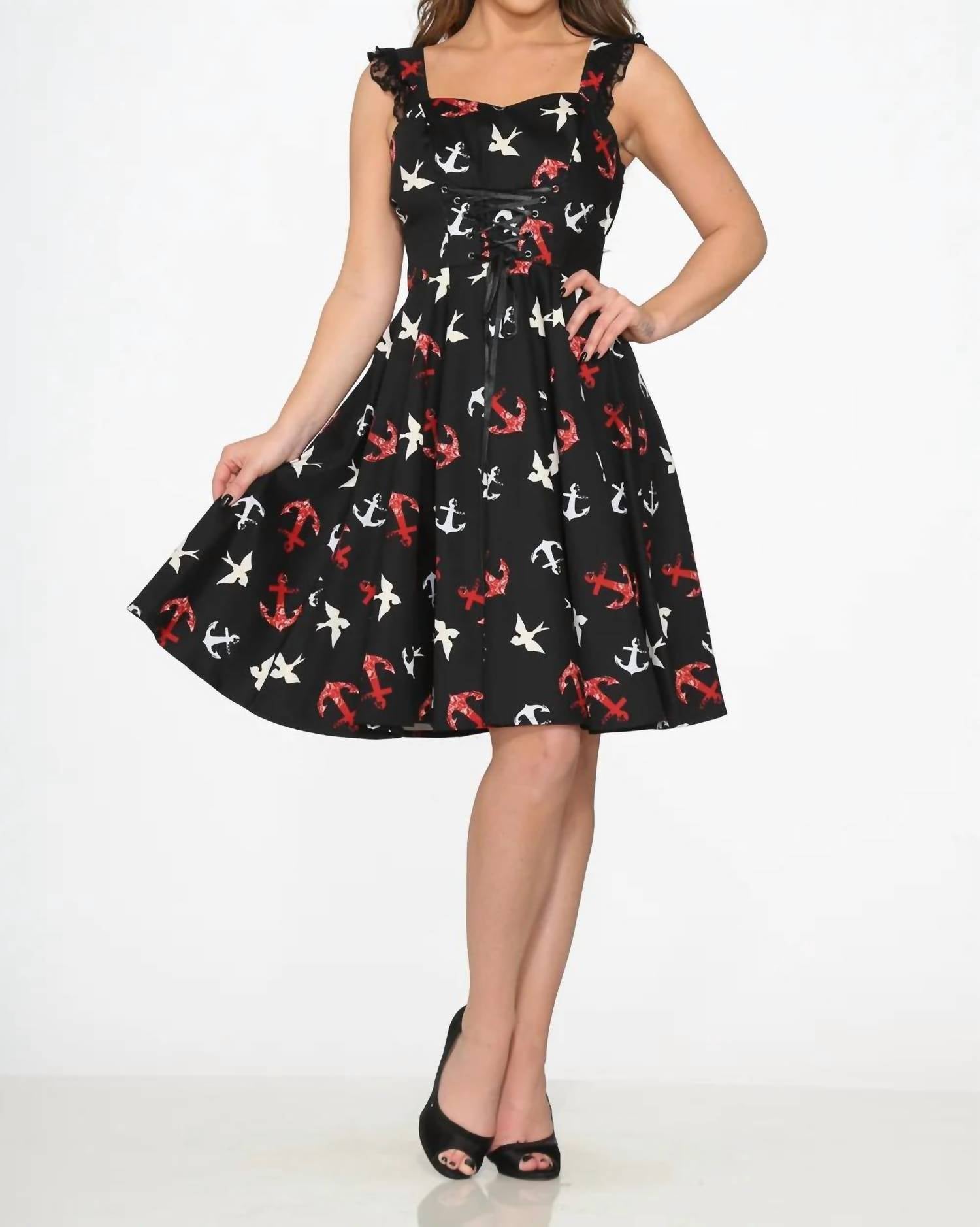 Orchid Bloom - Swallow Swing Dress