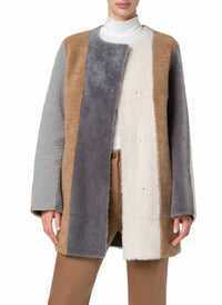 Akris Punto - Colorblock Fur Coat