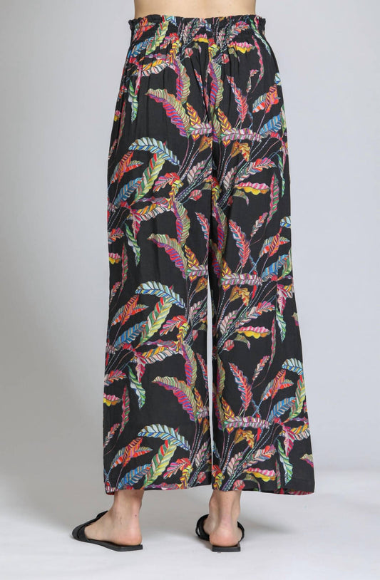 Apny - Crop Wide Leg Pants