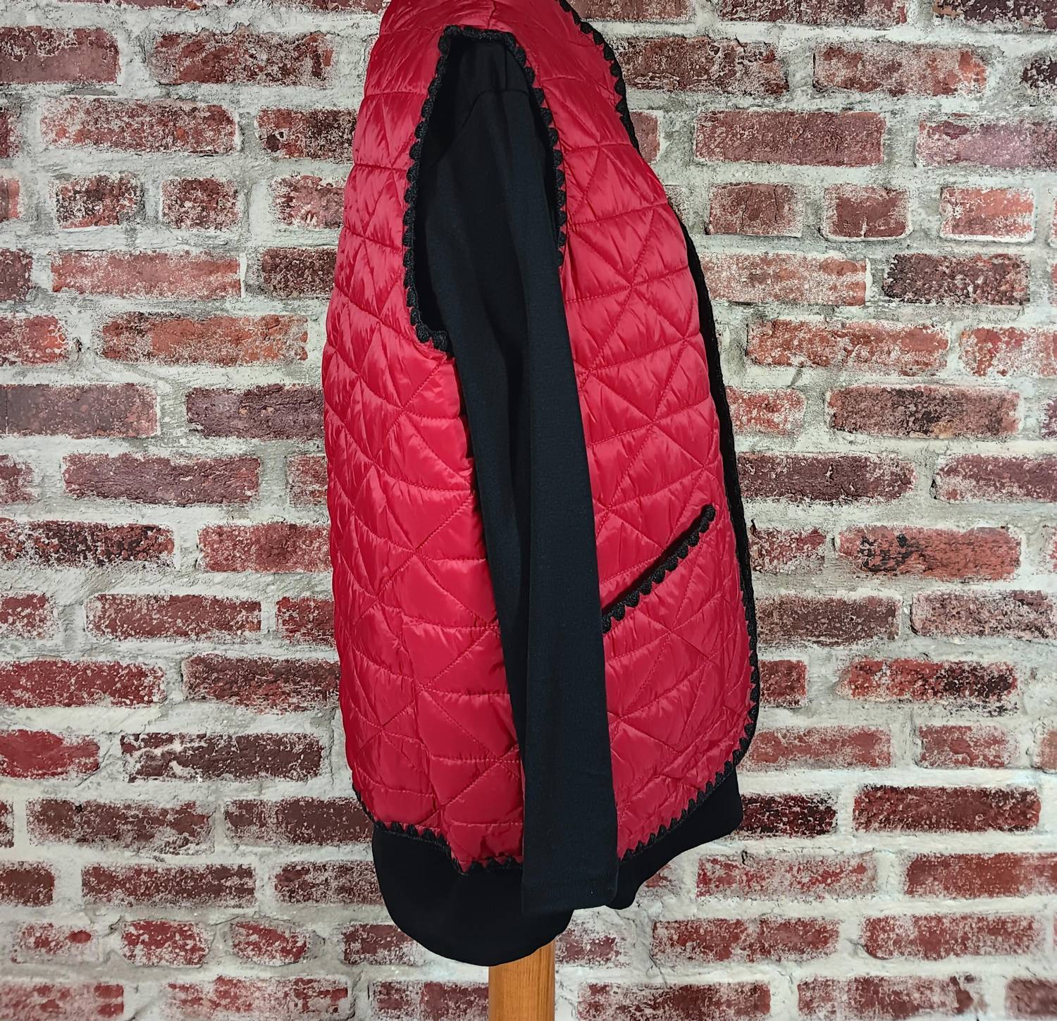 Multiples - Women's Quilted Snap Button Vest