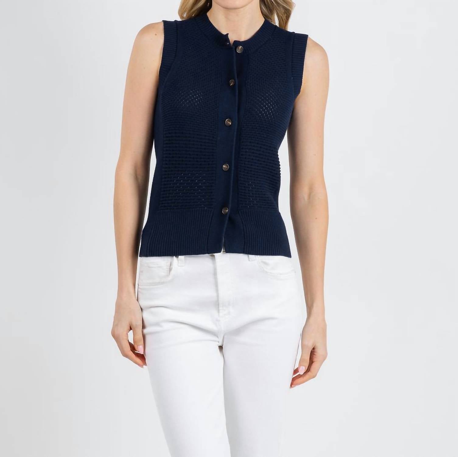 Wispr - Mix Pointelle Tank Top