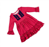 Okie + Lou - Girls All Things Dots And Ruffles Dress