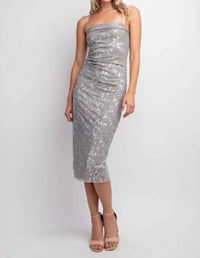 Edit By Nine - Foiled Midi Dress